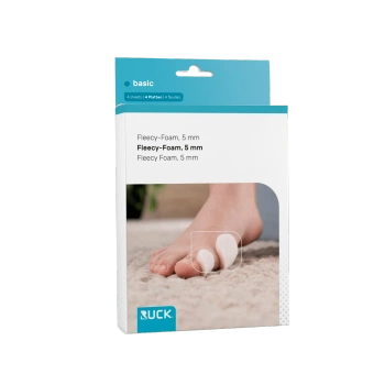 RUCK® - odciążenie do stóp Fleecy Foam, 4 płaty miękkie 7,5 x 11,6 cm