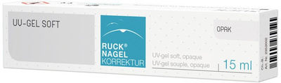 RUCK® NAGELKORREKTUR UV-Gel soft, żel do rekonstrukcji paznokci, opak, 15 ml