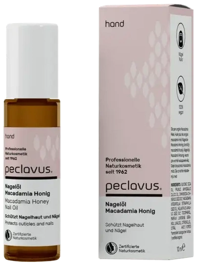 peclavus hand oliwka ochronna do paznokci orzechy makadamia i miód 10 ml