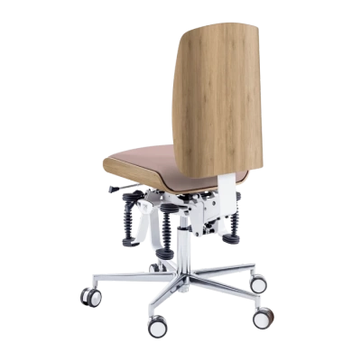 Krzesło zdrowotne RUCK STOOL Bioswing, CPL Dąb, taupe