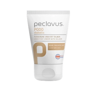 peclavus PODOdiabetic krem do stóp z mocznikiem i mikrosrebrem, 30 ml