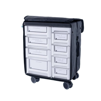 RUCK® solid Trolly, mobilna szafka podologiczna z 9 szufladami