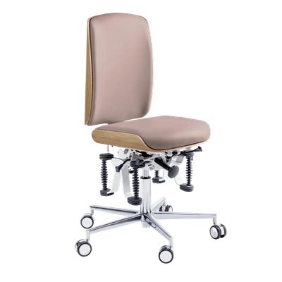 Krzesło zdrowotne RUCK STOOL Bioswing, CPL Dąb, taupe