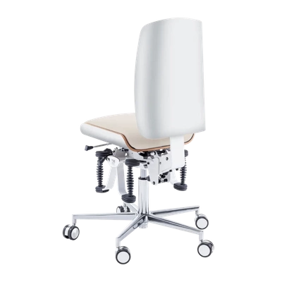 Krzesło zdrowotne RUCK STOOL Bioswing, CPL Biały, natural