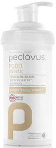 peclavus® PODOdiabetic krem do stóp z mikrosrebrem, 500 ml