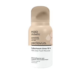 peclavus PODOdiabetic pianka do stóp z mocznikiem 15% 35 ml, bardzo sucha skóra