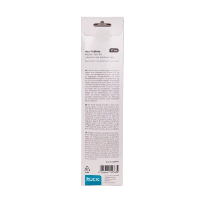 RUCK® Pilnik drewniany do pedicure, dwustronny, 1 szt.