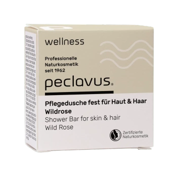 peclavus wellness Kostka do mycia 2 w 1 Dzika Róża 80 g