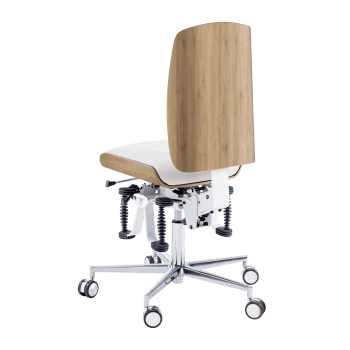 Krzesło zdrowotne RUCK STOOL bioswing, CPL Dąb, biały