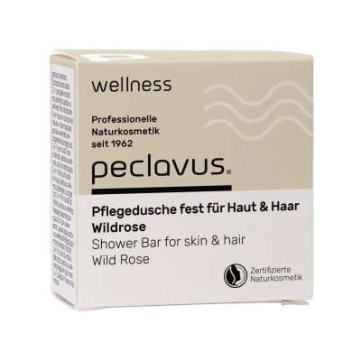 peclavus wellness Kostka do mycia 2 w 1 Dzika Róża 80 g