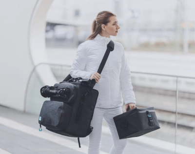 RUCK® torba robocza S z zestawem solid Box L na instrumenty, TPU, ciemny granit