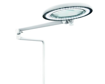 Lampa z lupą 3,5 dpi, szeroki zasięg – Podolog Circle XL Professional, White 