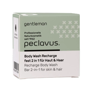 peclavus® gentleman Kostka myjąca 2 w 1 do skóry i włosów 30 g