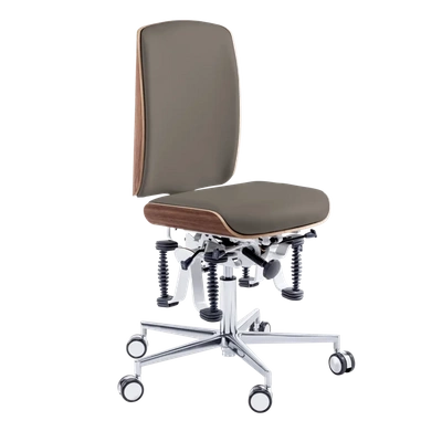 Zdrowotne krzesło RUCK STOOL Bioswing, CPL Orzech, mocca