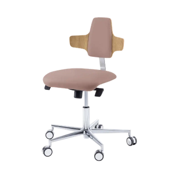 Krzesło podologiczne RUCK STOOL dynamic, napoleon, CPL Dąb, taupe