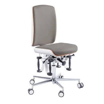 Krzesło zdrowotne RUCK STOOL Bioswing, CPL Biały, kamienny