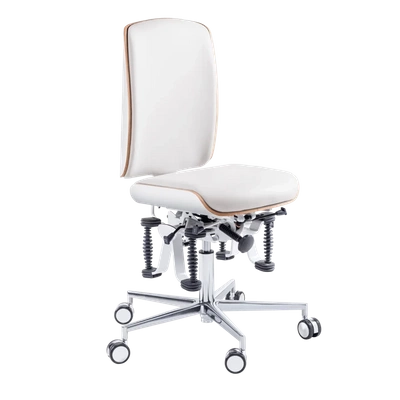 Krzesło zdrowotne RUCK STOOL bioswing, CPL Biały, biały