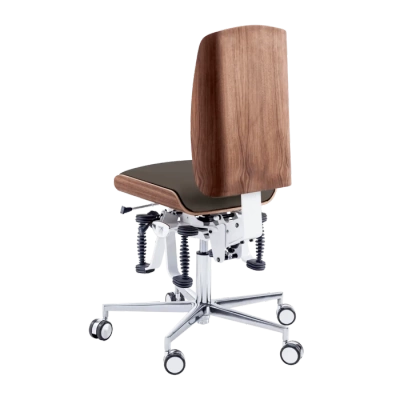 Zdrowotne krzesło RUCK STOOL Bioswing, CPL Orzech, espresso