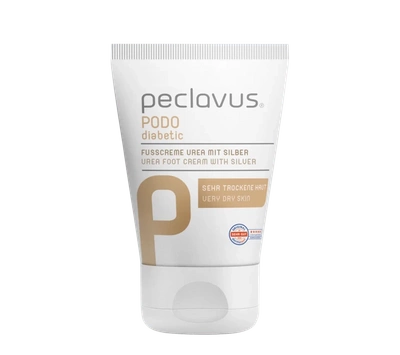 peclavus PODOdiabetic krem do stóp z mocznikiem i mikrosrebrem, 30 ml