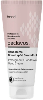 Krem do rąk peclavus® hand Granat i Drzewo Sandałowe wspiera regenerację komórek 100 ml