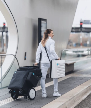 RUCK solid Trolly zestaw z mobilną szafką podologiczną, torbą na akcesoria i kołami 12 cali