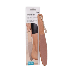 RUCK® Pilnik drewniany do pedicure, dwustronny, 1 szt.