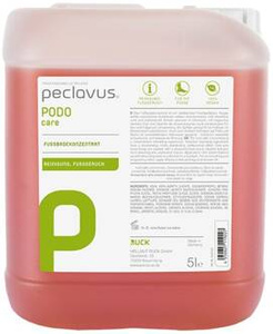 peclavus® PODOcare koncentrat do kąpieli stóp oczyszczająco-dezynfekujący, 5 L