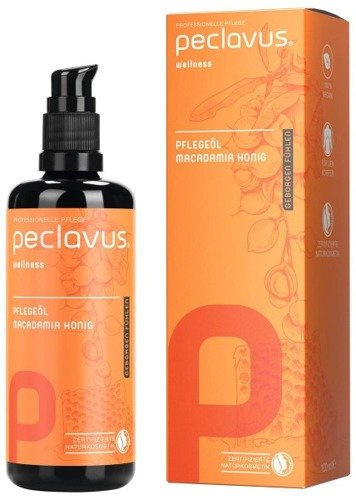 peclavus® wellness olejek pielęgnacyjny orzechy makadamia i miód, 100 ml