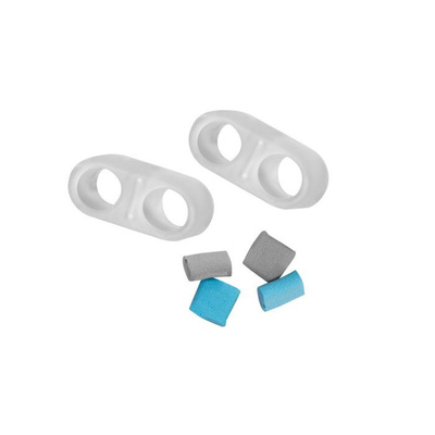 RUCK® smartgel plug+switch, separator międzypalcowy z dwoma otworami na palce + kliny, 4 sztuki