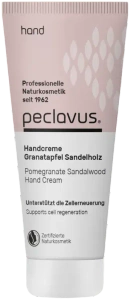 Krem do rąk peclavus® hand Granat i Drzewo Sandałowe wspiera regenerację komórek 30 ml