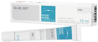 RUCK® NAGELKORREKTUR UV-Gel soft, żel do rekonstrukcji paznokci, opak, 15 ml